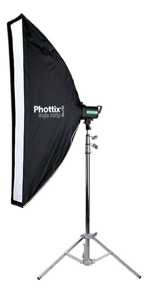 Phottix Raja Strip Softbox with Grid 30x140cm