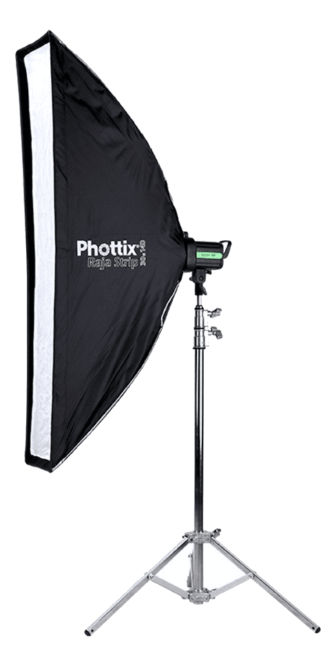 Phottix Raja Strip Softbox with Grid 30x140cm