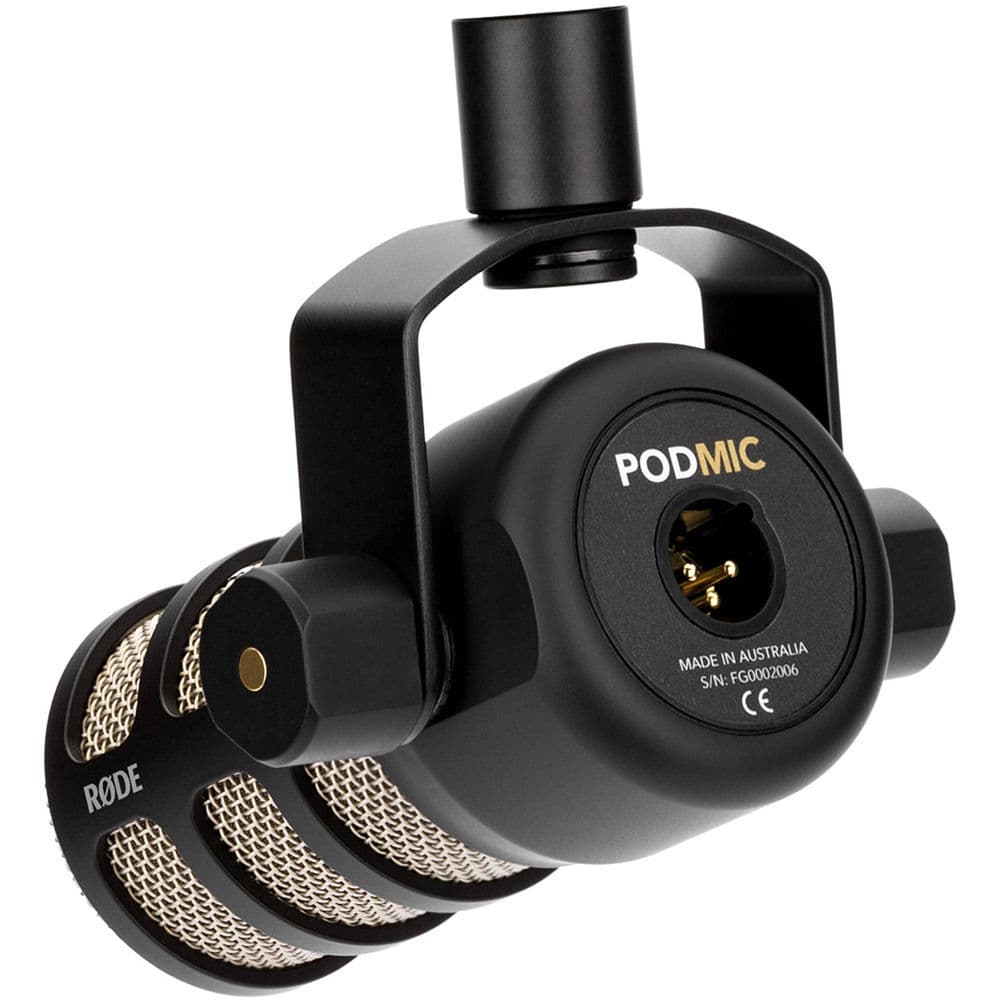 RODE PodMic Dynamic Podcasting Microphone (Black)