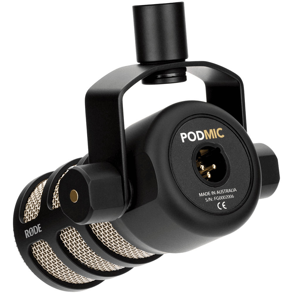 RODE PodMic Dynamic Podcasting Microphone (Black)