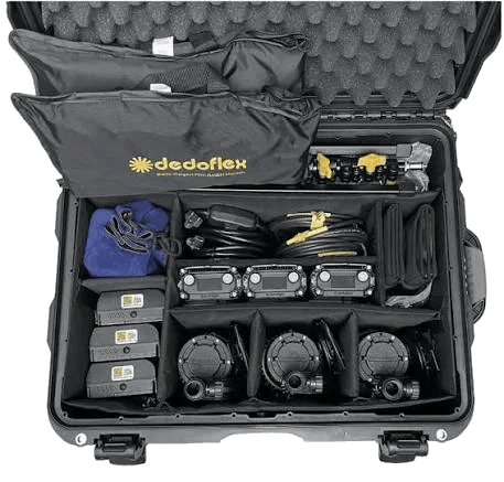 DedoLight Hard Case Kit (3x DLED7N)